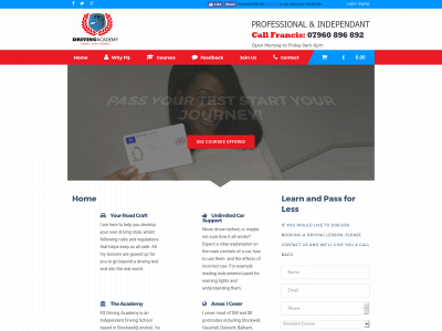 fqdrivingacademy.co.uk snapshot