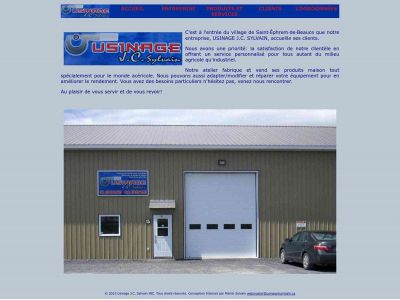 usinagejcsylvain.ca snapshot