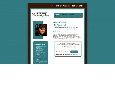 skjwebdesign.com snapshot