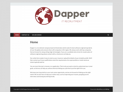 dapperrecruitment.com snapshot
