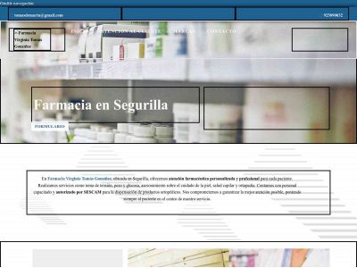 www.farmaciasegurillavirginiatomas.es snapshot