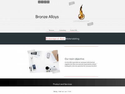bronzealloys.net snapshot