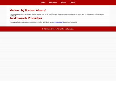 musical-almere.nl snapshot