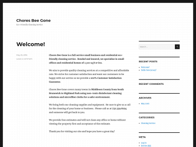 choresbeegone.net snapshot