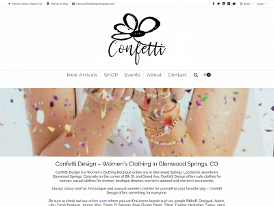 confettidesignboutique.com snapshot