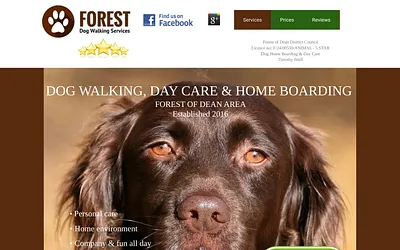 forestdogwalking.co.uk snapshot