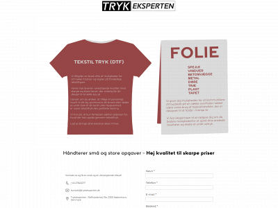trykeksperten.dk snapshot