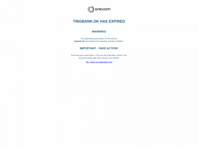 tingbank.dk snapshot