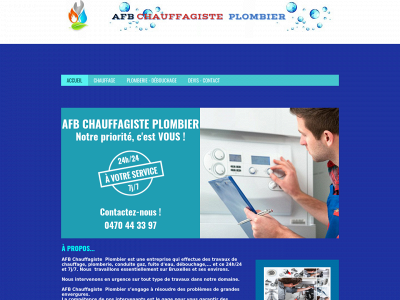 afb-chauffagiste-plombier.be snapshot