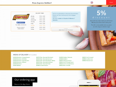pizzaexpress-rossdorf.com snapshot