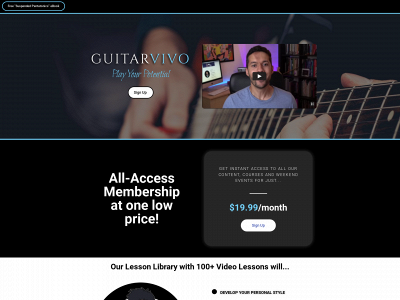 guitarvivo.com snapshot