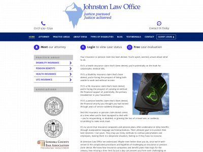 erisaclaimsattorney.com snapshot
