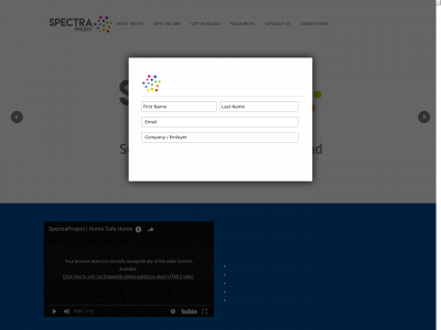 spectraproject.org snapshot