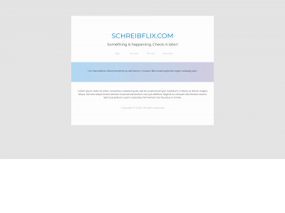 schreibflix.com snapshot