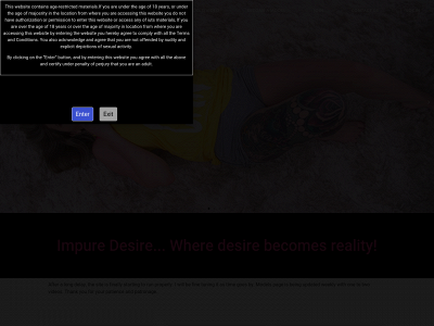 impuredesire.com snapshot