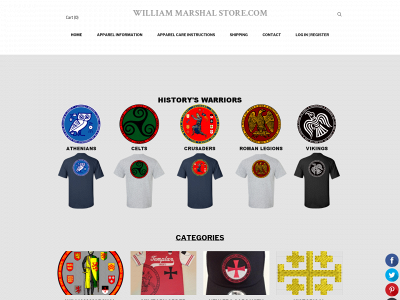 www.williammarshalstore.com snapshot