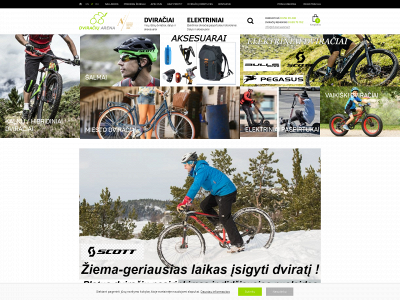dviraciuarena.lt snapshot