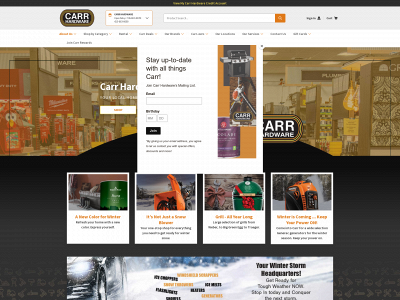 carrhardware.com snapshot