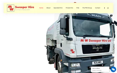 mwsweepers.co.uk snapshot