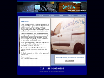 curbsidecourier.com snapshot