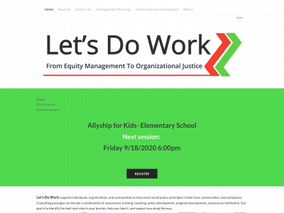 www.letsdowork.org snapshot