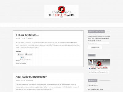 theredlipsmom.com snapshot