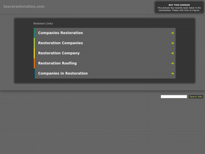 taxcorestoration.com snapshot