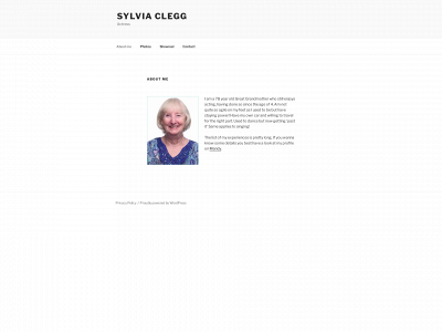sylviaclegg.co.uk snapshot