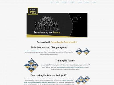 tenagile.com snapshot