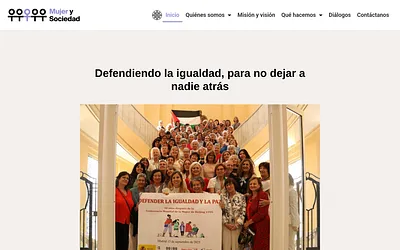 mujerysociedad.org snapshot