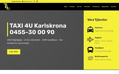 taxi4u.se snapshot