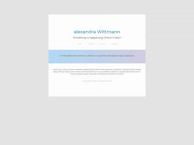 alexandrawittmann.de snapshot