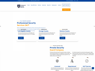 prosecurityguard.com snapshot
