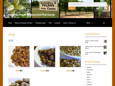 russellspecans.com snapshot