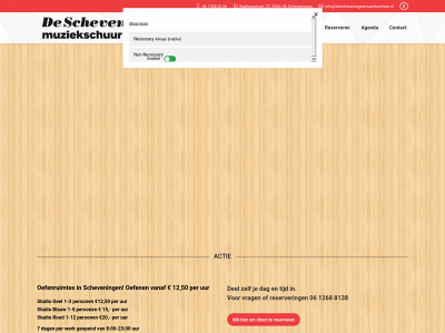 descheveningsemuziekschuur.nl snapshot