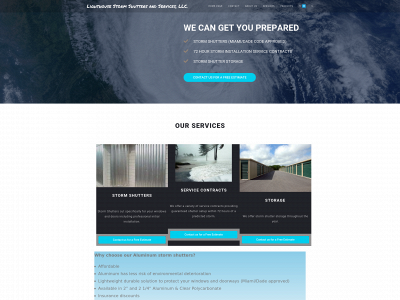 lighthousestormshutters.com snapshot