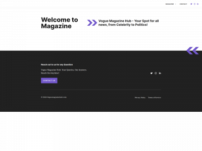 voguemagazinehub.com snapshot