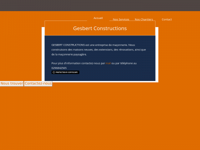 gesbertconstructions.com snapshot
