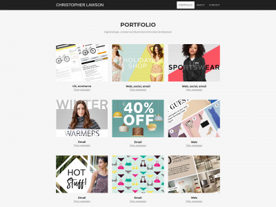 chrislawsonux.nl snapshot