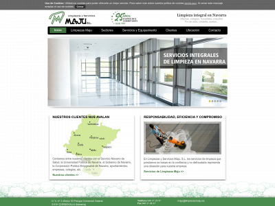 www.limpiezasmaju.es snapshot