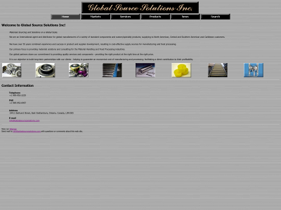 globalsourcesolutions.com snapshot