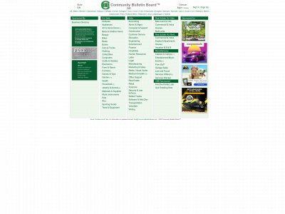 communitybulletinboard.com snapshot