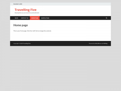 travellingfive.com snapshot