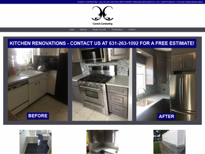 cosmoscontracting.com snapshot