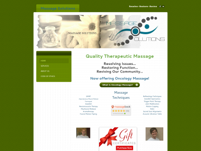mimassagesolutions.com snapshot