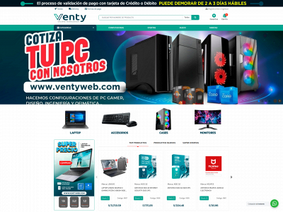 ventyweb.com snapshot