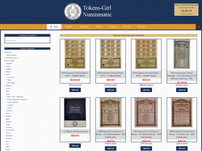 tokens-girl.ca snapshot
