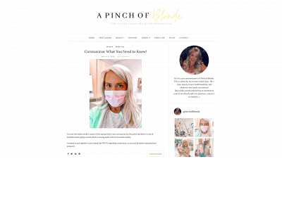 apinchofblonde.com snapshot