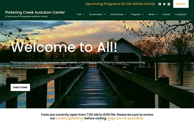 pickeringcreek.org snapshot