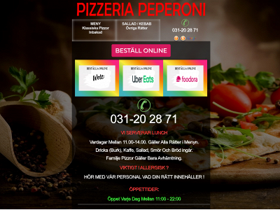 pizzeriapeperoni.se snapshot
